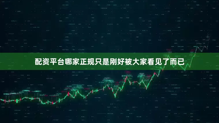 配资平台哪家正规只是刚好被大家看见了而已